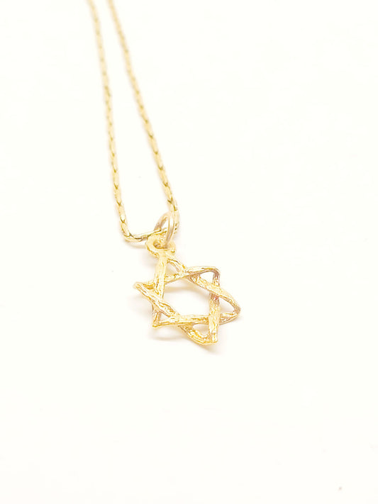Sterling Silver Magen David Necklace