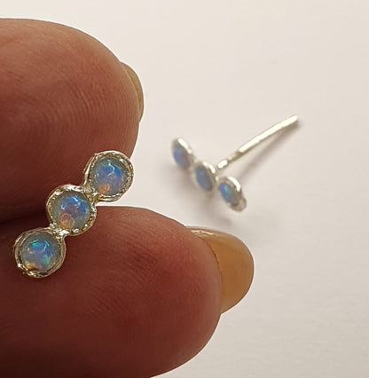 Delicate Opal Earrings