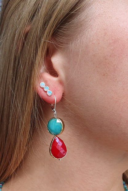 Delicate Opal Earrings